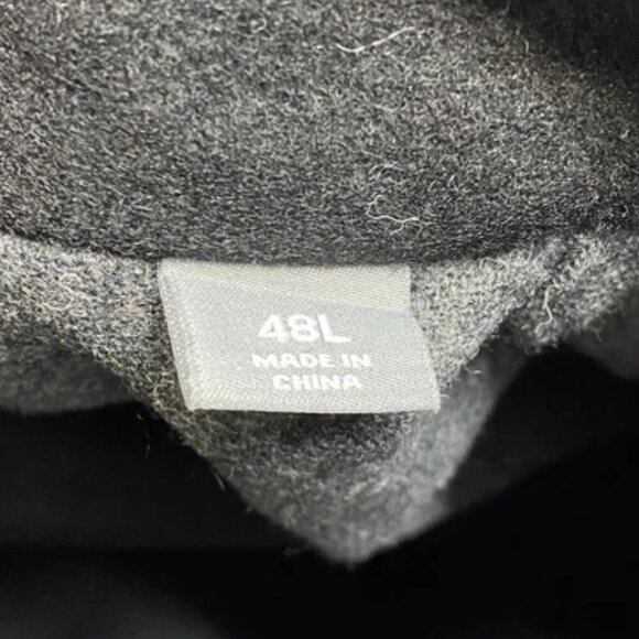 NEW MICHAEL KORS Mens Coat Black Size 48L Double Breasted Overcoat Wool Blend - Picture 6 of 12